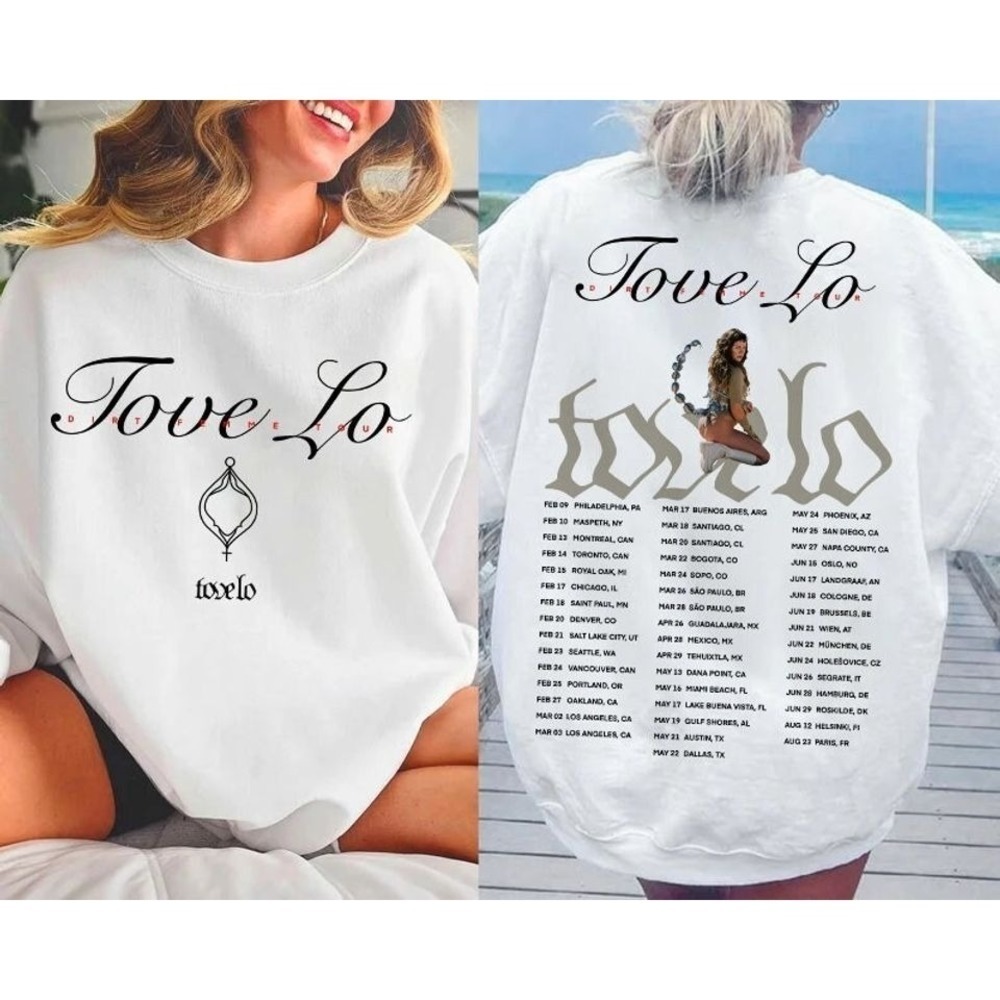 Tove Lo 2023 Tour Music Fan 2 Sided Sweatshirt